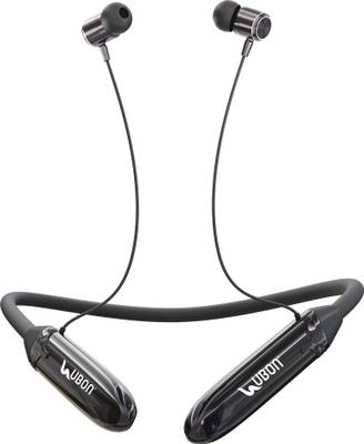 Ubon CL-66 Wireless v5.0 Neckband 50 Hours Playback Time with 310mAh Battery earphone Bluetooth Headset