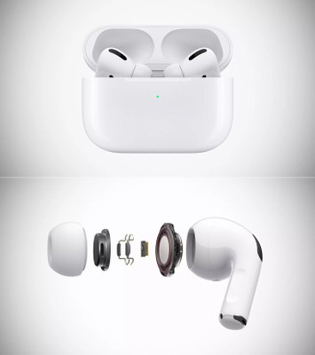 TARZON Boost ANC Enabled & Touch Mic Bluetooth(White, In the Ear)