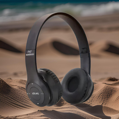 FRONY P47(Bluetooth Headphone)Stylish Wireless(Foldable Headset)with Bluetooth5.0KF115 Bluetooth(Multicolor, On the Ear)