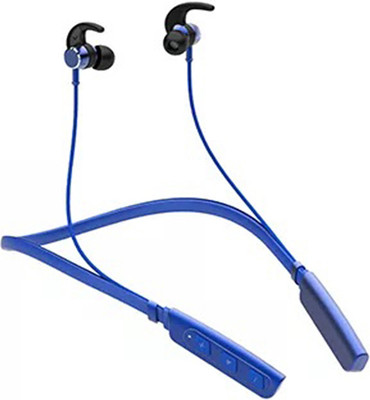 IZWI Bluetooth Wireless Neckband Flexible In-Ear Headphones Headset With Mic Bluetooth(Blue, In the Ear)