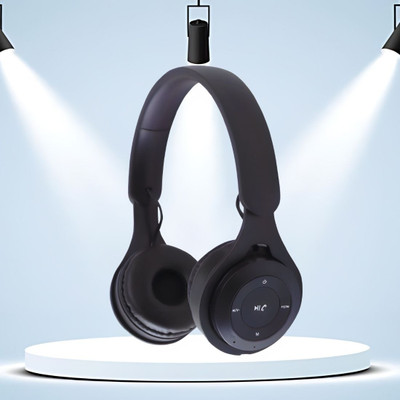 GUGGU Wireless Headphone Support Mic & AUX/SDCard Connectivity Bluetooth HeadphoneK84 Bluetooth(Black, On the Ear)