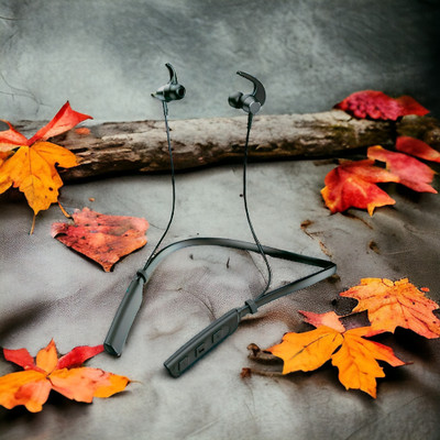 GPQ STORE Rokerz 235 Pro Wireless Bluetooth Neckband(0.2466 Bluetooth(Black, In the Ear)