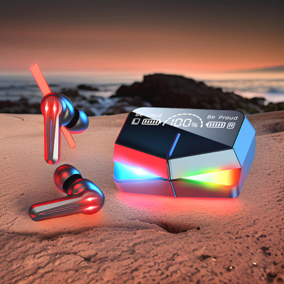 YAROH M28 (Earbuds) DeepBass Pro (Bluetooth Headset) with Enhanced Sound ClarityTR315 Bluetooth(Multicolor, In the Ear)