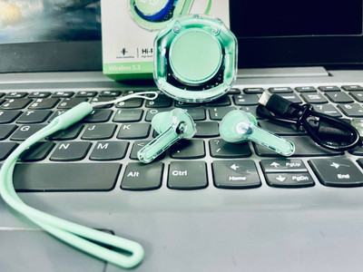NKL Smart Design Led UltraPods 2 Buds With Charging Case 160 Bluetooth(Green, True Wireless)