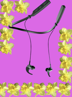 GPQ STORE Rokerz 235 Pro Wireless Bluetooth Neckband(0.3192 Bluetooth(Black, In the Ear)