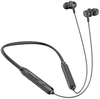 IZWI Go Neck Pro Neckband Wireless With Mic Headphones/Earphones Neckband. Bluetooth Headset(Black, On the Ear)