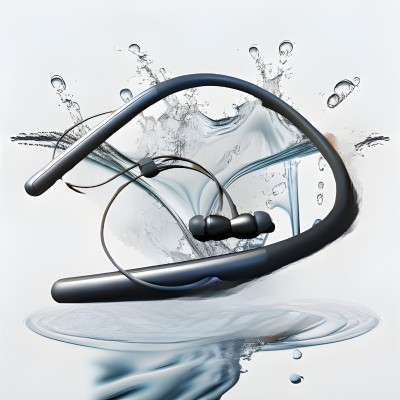GREE MATT Waterproof Bluetooth wireless neckband earphone with High bass B2 Bluetooth Headset(Black, In the Ear)