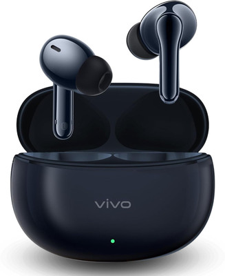 vivo Bluetooth buds | Up to 30dB Active Noise Cancellation|Up to 42 Hrs Battery Life Bluetooth(Black, True Wireless)