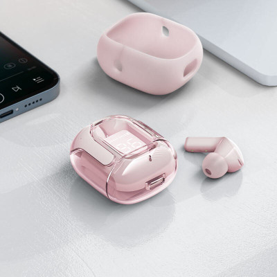 Arceus M19/T6/M10/M28 Earbuds/TWS/buds 5.1 Bluetooth(Pink, In the Ear)