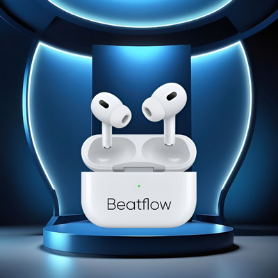 BeatFlow AirpoX Pro 2 Best premium quality -(USB-C) 70 Bluetooth(White, True Wireless)