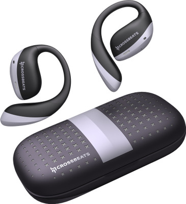 CrossBeats Arc Buds OWS Open-ear Wireless Earbuds|360 Spatial Audio|100hr Playtime Bluetooth(Black, On the Ear)