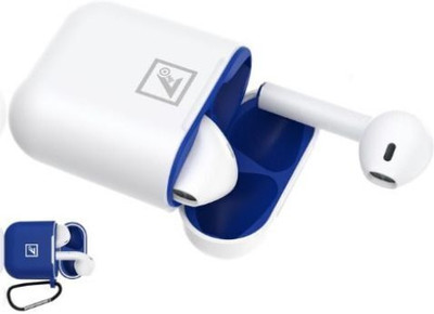 One7 ON-1000 Wireless earbuds with mic Bluetooth(White, Blue, In the Ear)