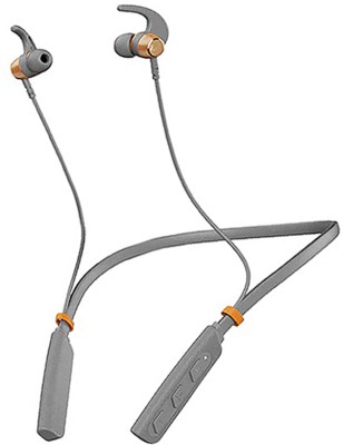 WeRock True Wireless B235 Blast Sound Quick Charge Bluetooth Neckband Super Sound W17 Bluetooth Headset(Grey, In the Ear)