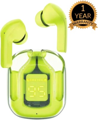 house of common In-Ear Wireless Earbuds, Ultrapod TWS Bluetooth Earphones, 30 HRS Playtime Bluetooth(Green, In the Ear)