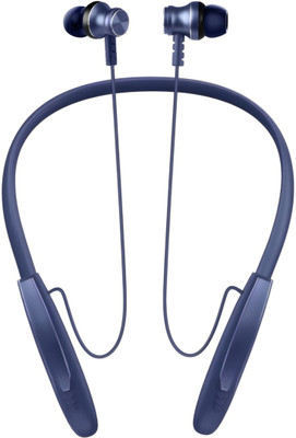 Bxeno AURA 255 Pro+ with Charge & 48 HRS Playback Bluetooth Headphone Neckband[24] Bluetooth(Blue, In the Ear)