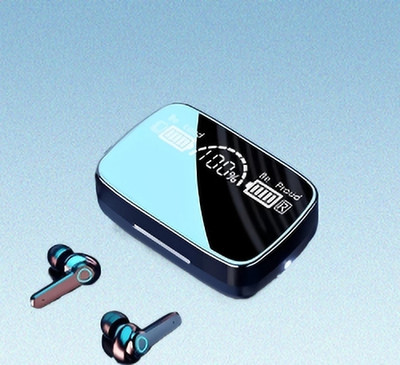 GUGGU TWS_M19_Buds 5.1 Earbuds with 280H Playtime, Headphones with Power Bank_B37 Bluetooth without Mic(Black, In the Ear)
