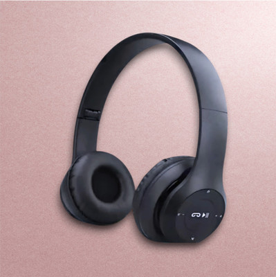 TWS Wireless Gaming Audio Headphones with Enhanced Bass Performance_2 Bluetooth & Wired(Black, On the Ear)
