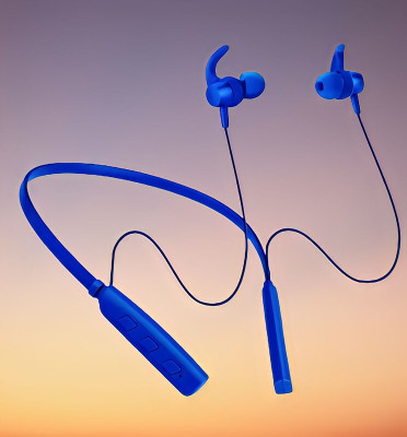 GPQ STORE Rokerz 235 Pro Wireless Bluetooth Neckband(0B.49 Bluetooth(Blue, In the Ear)