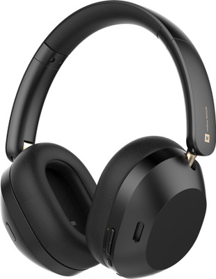 realme TechLife Studio H1 with 43dB ANC, Hi-Res Audio, 40mm Driver and 70hrs Playback Bluetooth(Black, On the Ear)