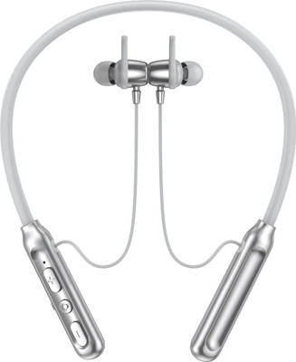 Digiwins Neckband Upto 40 Hours Playtime with ASAP Charge Bluetooth(White, In the Ear)