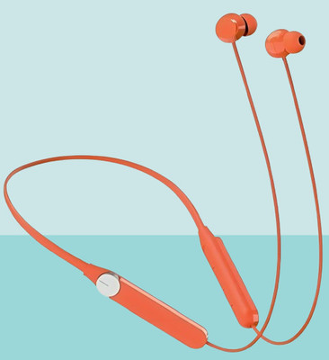 HRYFiNE BT V5.3 Wireless ANC,Spatial Audio,upto 37Hrs Play,Magnetic Power Off/On Feature Bluetooth(Red, In the Ear)