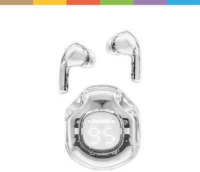 INDOB UltraPods 2 Buds With Charging Case 845 Bluetooth Headset Bluetooth(White, In the Ear)