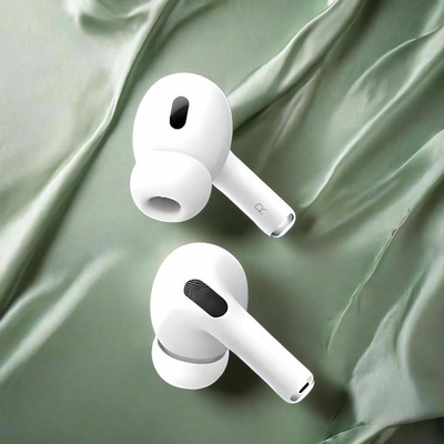 Podnix Earbuds Boost Long Battery Backup Earbuds Bluetooth(White, True Wireless)