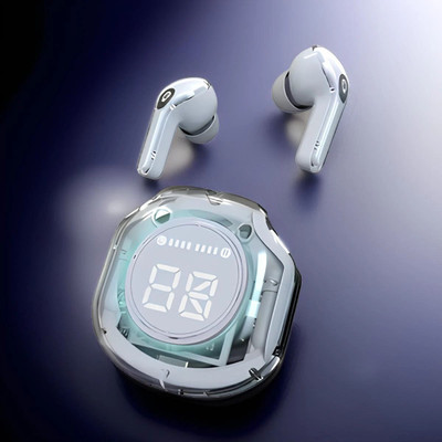 MGT UltraPods Pro TWS Transparent Bluetooth Earbuds with Noise-Canceling 52 Bluetooth(Multicolor, In the Ear)