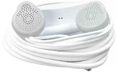 BUNAS Samsun Deep Bass, Clear Hi-Fi Sound, Headphones HS141 Wired Headset(White, In the Ear)