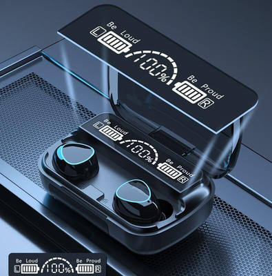 vidhya virat M10 Wireless in Ear Earbuds Bluetooth 5.0 Headphones Mini Stereo Earbuds New Bluetooth(Black, In the Ear)