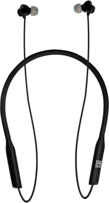 i2A Tune N2BELECTRO Neckband with 30 Hour Playtime, Quick Charge Bluetooth Headset Bluetooth(Black, In the Ear)