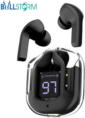 BULLSTORM Earbuds Touch Sensor Wireless Bluetooth TWS Connectivity for Android iOS Devices Bluetooth Gaming(Black, True Wireless)