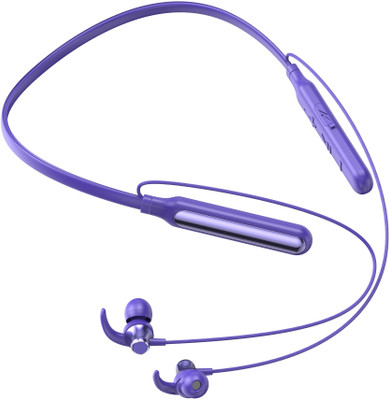Rueqn Neckband In-the-ear Bluetooth Headset with Upto 48h Talktime True Wireless Bluetooth Gaming(Blue, In the Ear)