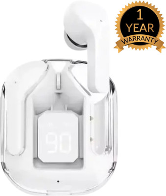 house of common Ultrapods Wireless Earbuds with Bluetooth 5.2, with 30H Playtime Bluetooth(White, True Wireless)