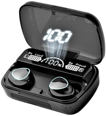 GADGET ADDA M10 Earbuds / TWs / Earphone V5.3 with 300 Hrs. Playtime Headphone Bluetooth Gaming Headset(Black, True Wireless)