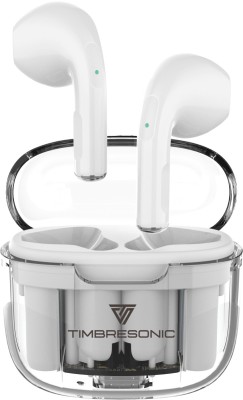 TIMBRESONIC Pod Lite Plus True Wireless Earbuds White Bluetooth Headset(White, True Wireless)