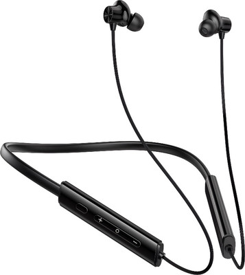 bAot Wireless Earbuds B3 Neckband Comes With 48Hrs Playback Deep Bass Clear Sound Bluetooth(Black, In the Ear)
