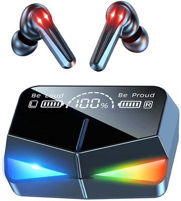 TecSox Max 28 On Ear TWS Black colorful breathing lights Bluetooth(Black, True Wireless)