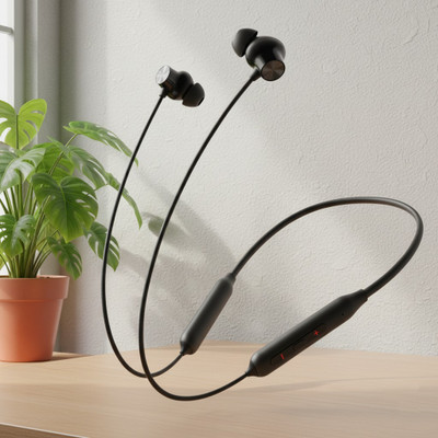 NECKTECH z2 bullet neckband anc Bluetooth(Black, True Wireless)