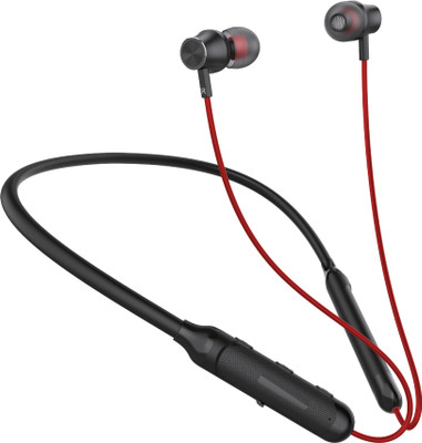 Boom NEW 2 Neo Wireless Bluetooth with 60hrs Playtime Type-C Fast Charge & Bass Boost Bluetooth(Black, In the Ear)