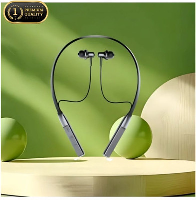 skm High-Performance Bass Wireless Neckband with Magnetic Feature_FH Bluetooth & Wired(Multicolor, On the Ear)