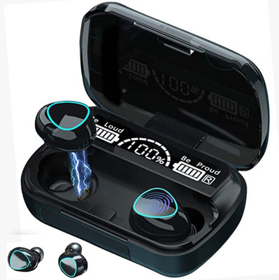 Divya Exclusive Edition M10 Wireless Headphone with Powebank Touch F14 Bluetooth(Black, In the Ear)
