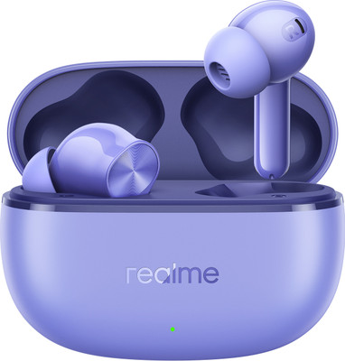 realme Buds T200 Lite with 12.4mm Driver, 48hrs Playback, AI ENC & Dual-Device Pairing Bluetooth(Aurora Purple, True Wireless)