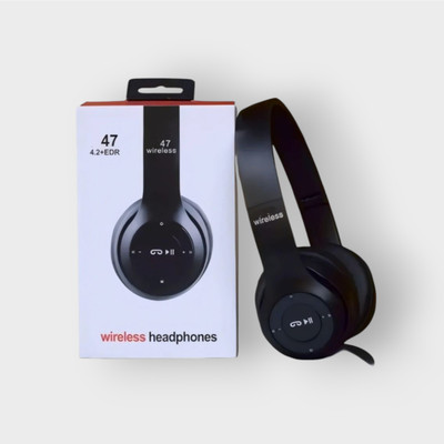 house of common Over-Ear Bluetooth Headset for Gamers with Resonant Strong Bass_4X Bluetooth & Wired(Black, On the Ear)