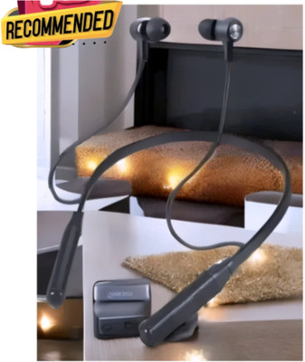 house of common Long Playtime & Powerful Bass Bluetooth Gaming Neckband_ RG Bluetooth & Wired(Multicolor, In the Ear)