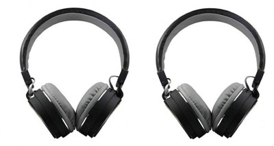 LOPAZ Foldable Bluetooth Wireless Headphones Bluetooth Headset(Black, On the Ear)