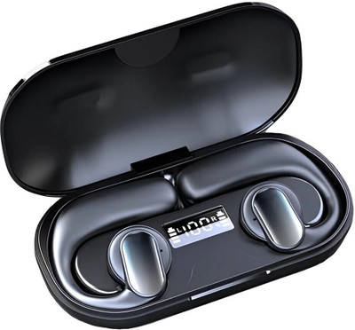 DigiClues S901 OWS Air Bone Condcution Earbuds Upto 30H Playtime With ENC Headphones Bluetooth(Black, On the Ear)