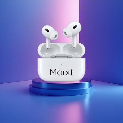 Morxt Air.poX Pro 2 Best premium quality -(USB-C)A85 Bluetooth(White, True Wireless)
