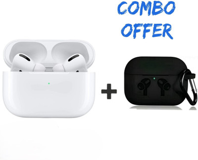 GWALBROS Pro 3 earbuds combo with case Black headset Truely wireless Bluetooth(White, Black, True Wireless)