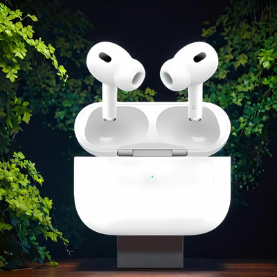 JQVA Earbuds Max Deep Bass ANC Enabled Bluetooth Earbuds Bluetooth(White, In the Ear)